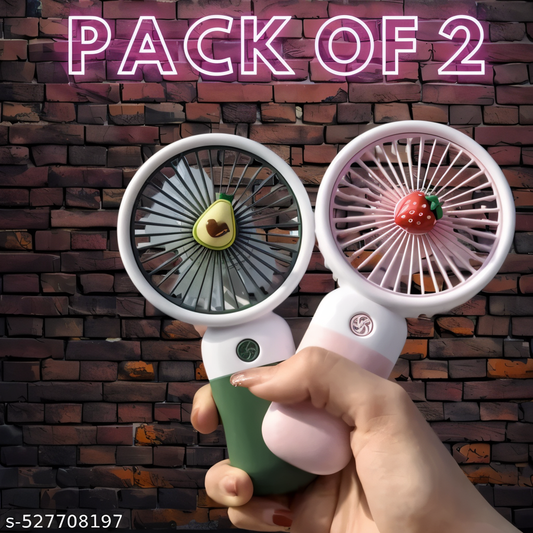 portable Mini handheld fan with stand USB charging